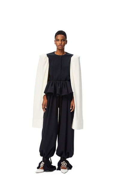 Loewe Open sleeve blouse in silk outlook