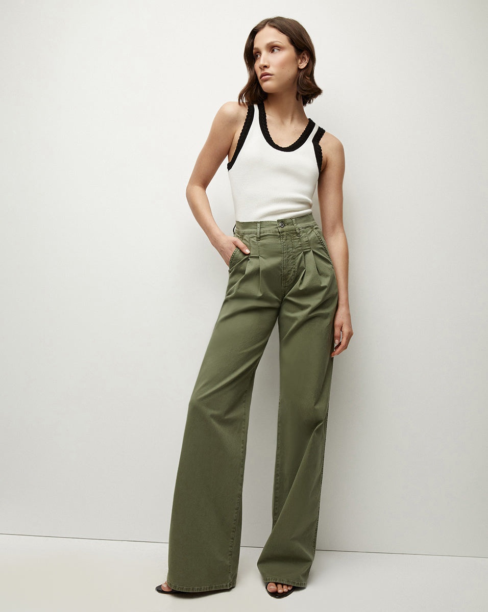 MIA WIDE-LEG PLEATED PANT - 2