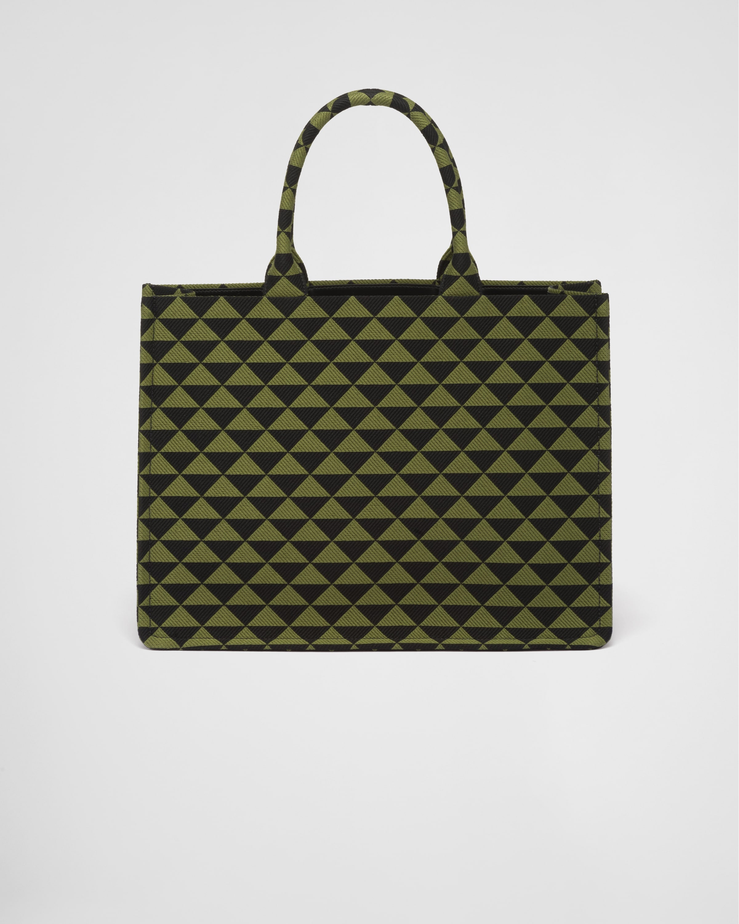 Prada Symbole embroidered fabric tote bag - 4