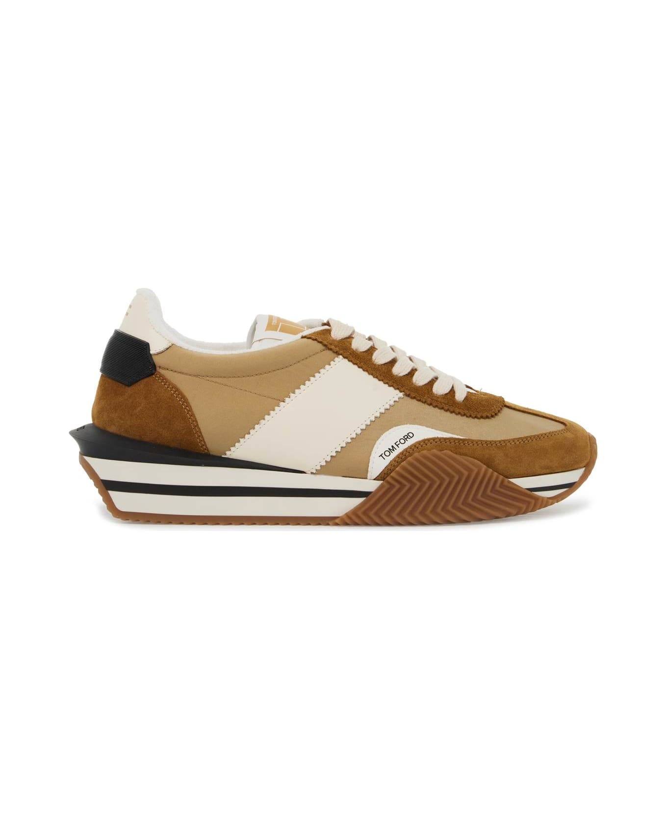 Techno Canvas And Suede 'james' Sneakers - 1