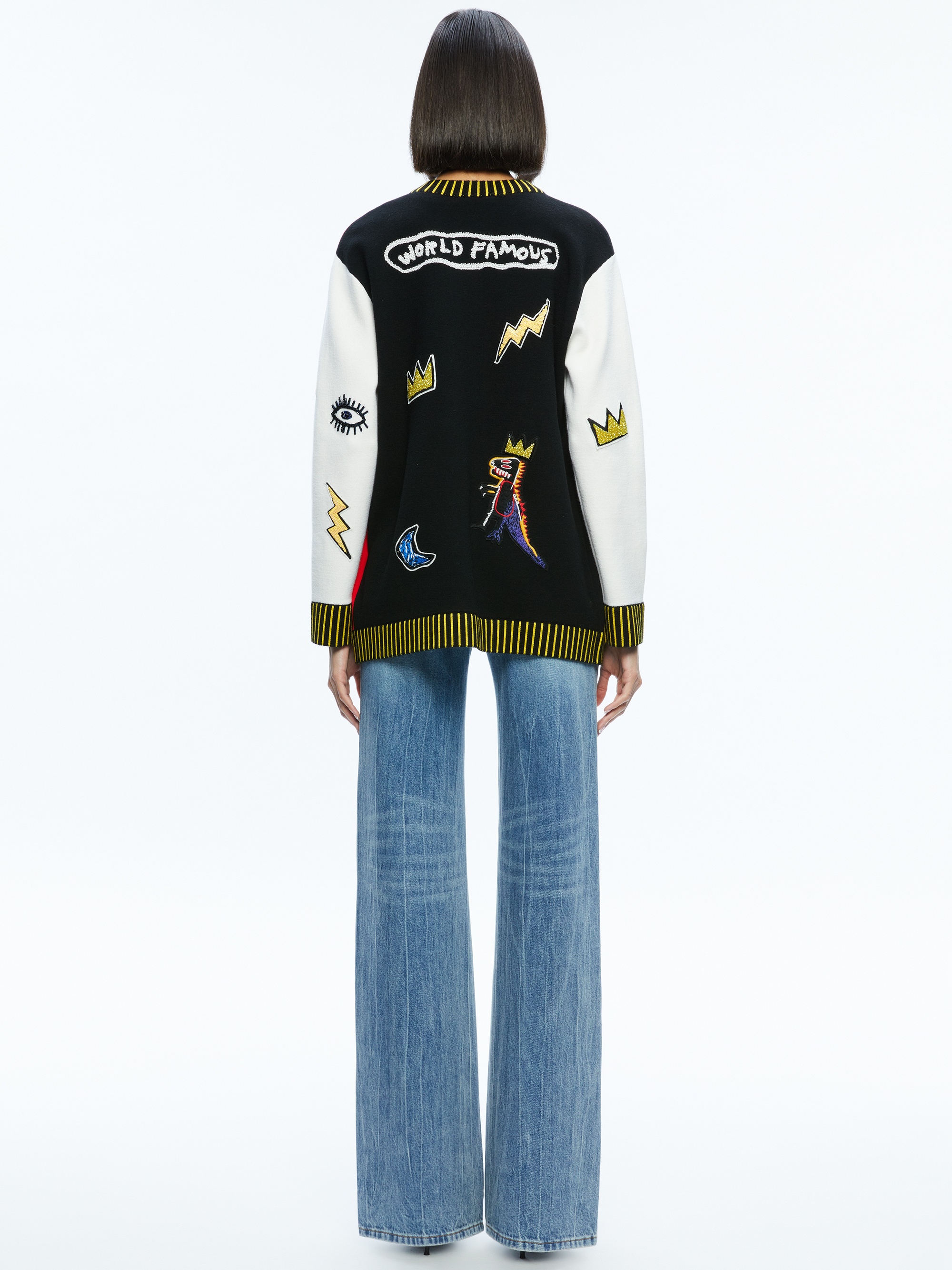 A+O X BASQUIAT BRADFORD CARDIGAN - 2