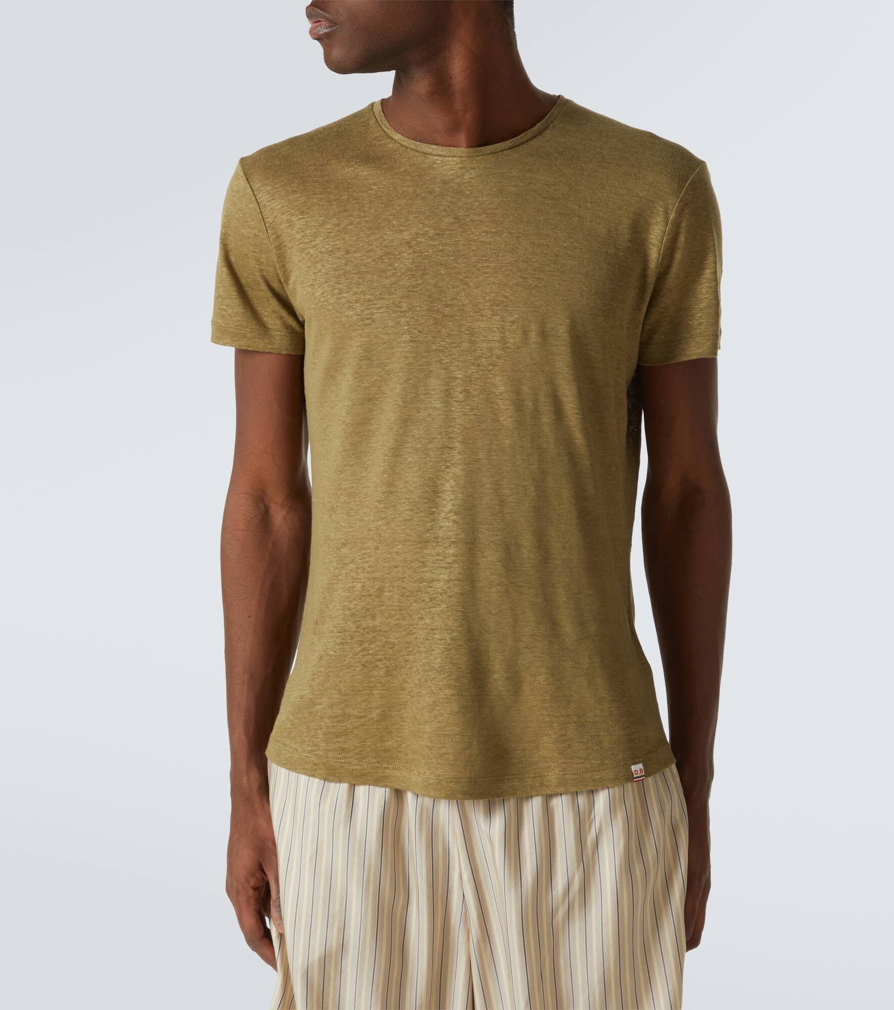 OB-T linen jersey T-shirt - 3