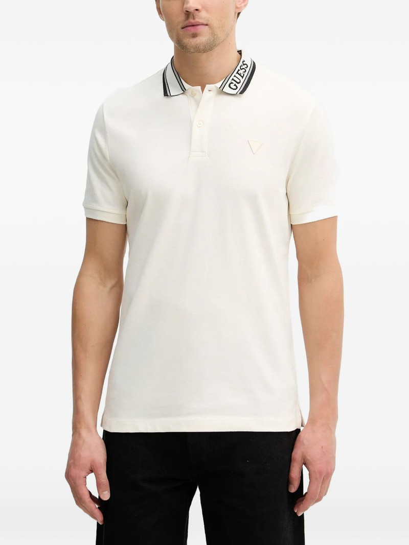 logo-collar polo shirt 1