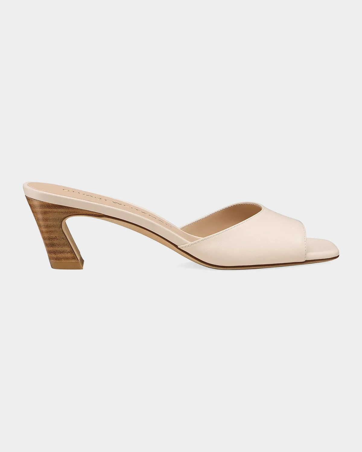 50mm Stassi Leather Mules - 1