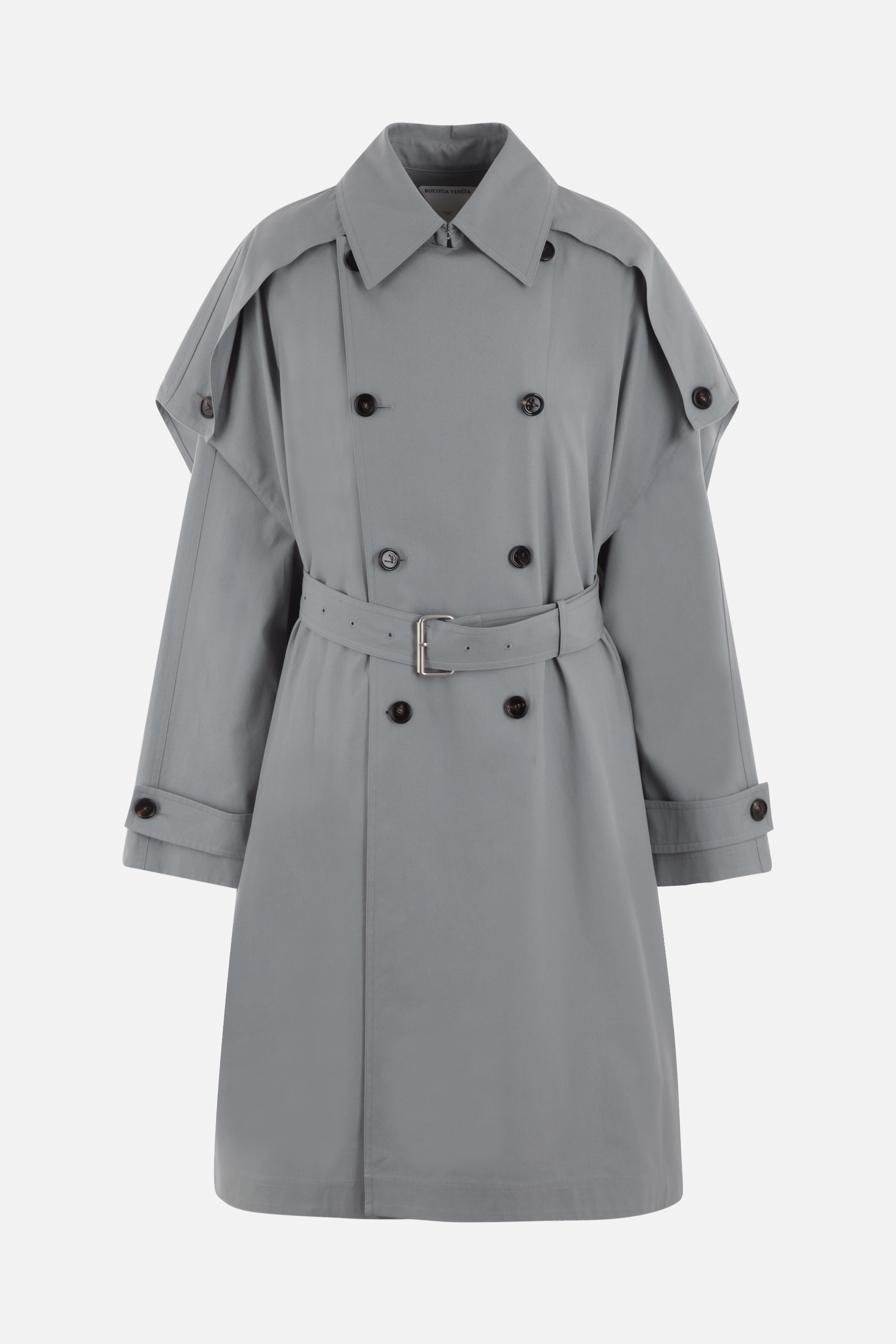 COMPACT COTTON CANVAS TRENCH COAT - 1