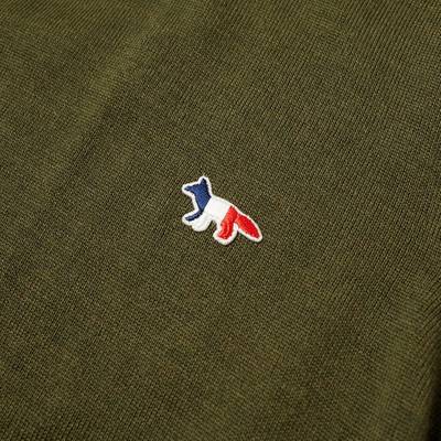 Maison Kitsuné Maison Kitsuné Tricolour Fox Patch Crew outlook