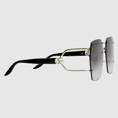 GUCCI Geometric frame sunglasses outlook
