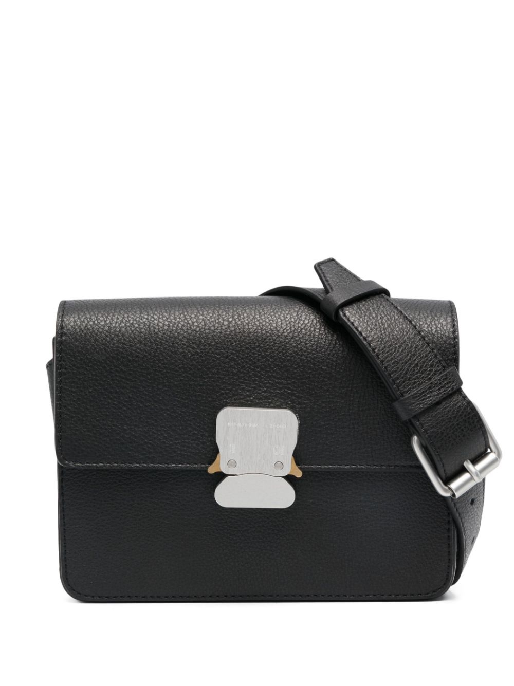 grained leather belt bag - 1