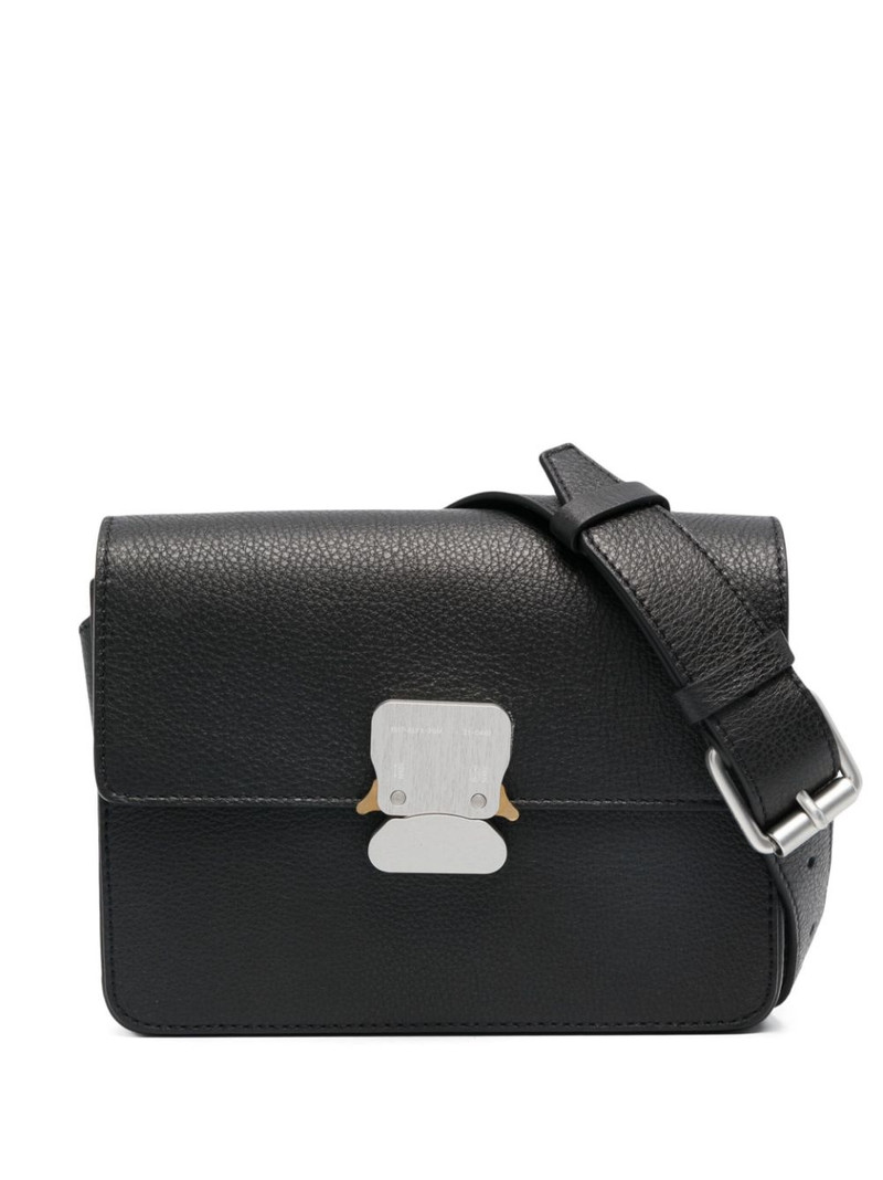 grained leather belt bag 1