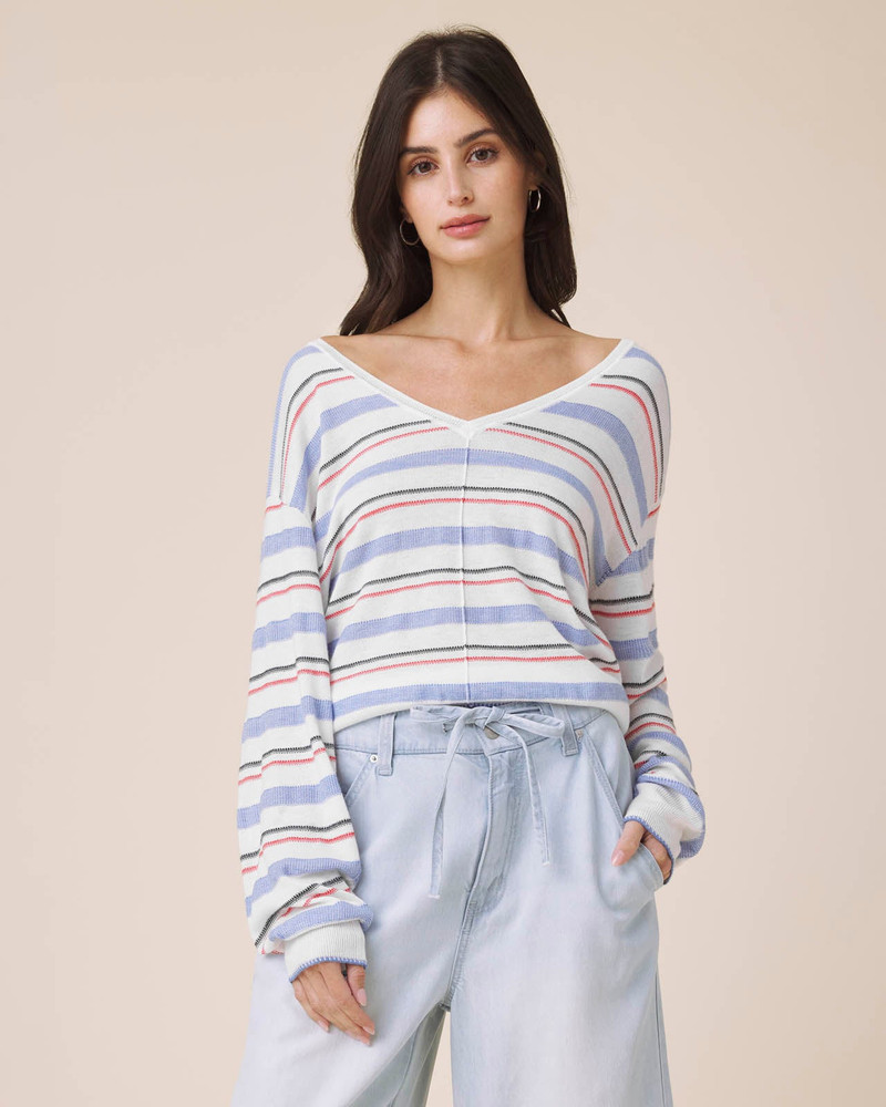 Splendid Erica Stripe Sweater outlook