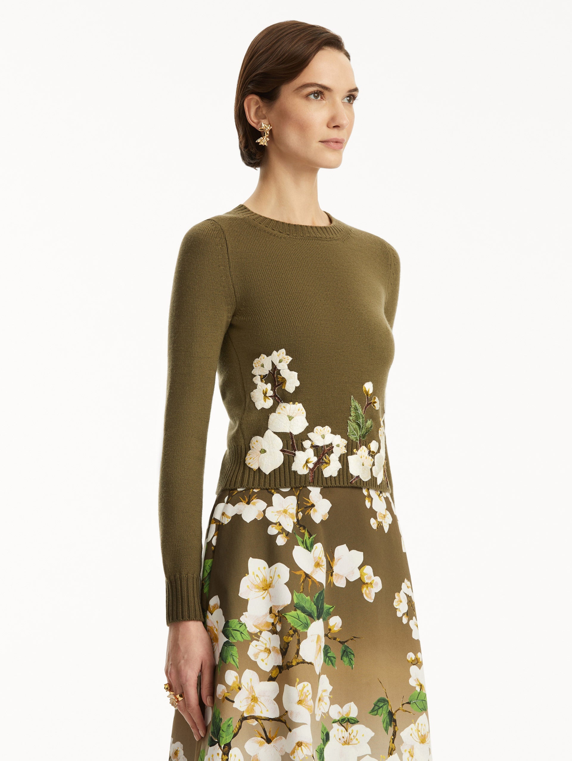 CHERRY BLOSSOM THREADWORK PULLOVER - 5