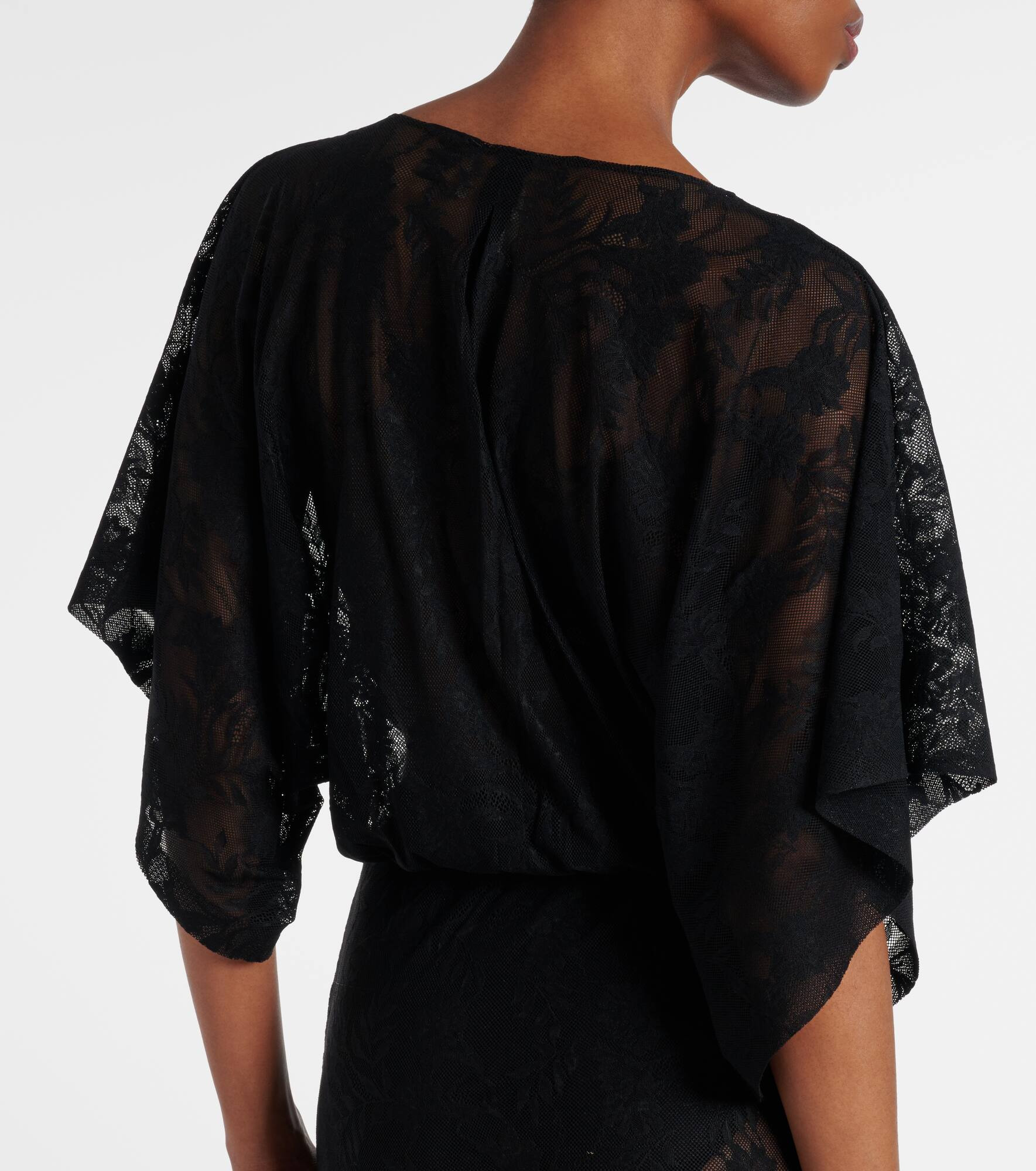 Obie floral lace gown - 6