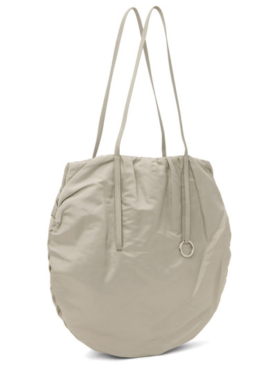 LOW CLASSIC Gray Shirring String Shoulder Bag outlook