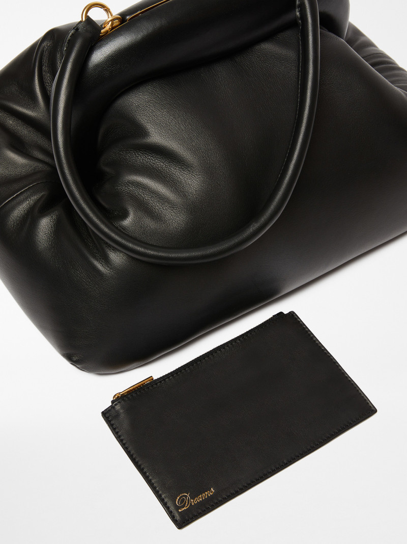 SANSA Large nappa-leather Bouba bag 5