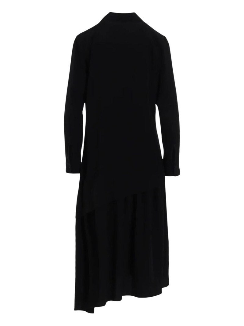 Y's crepe shirt midi dress outlook