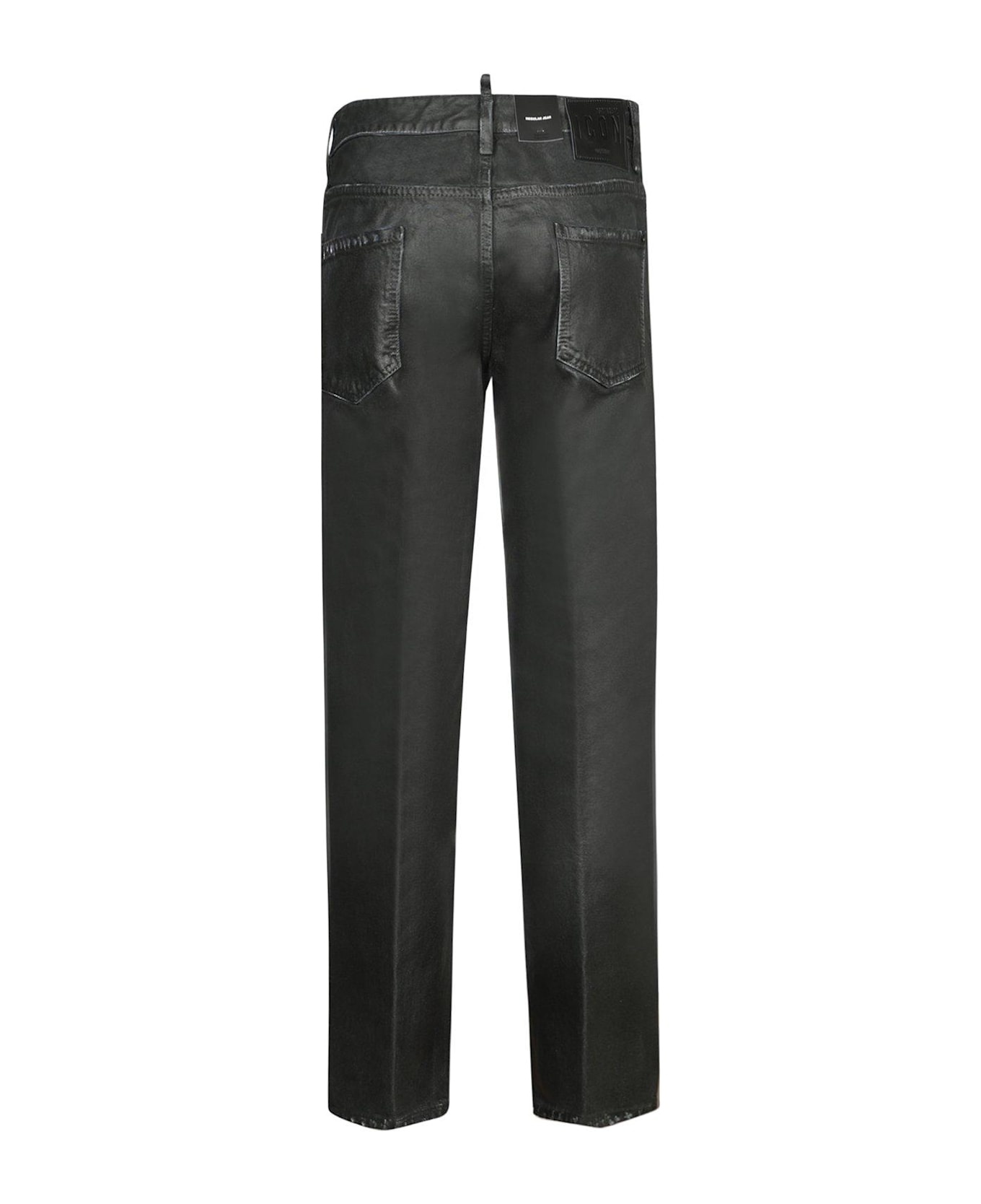 Garment-dyed Straight Leg Jeans - 2