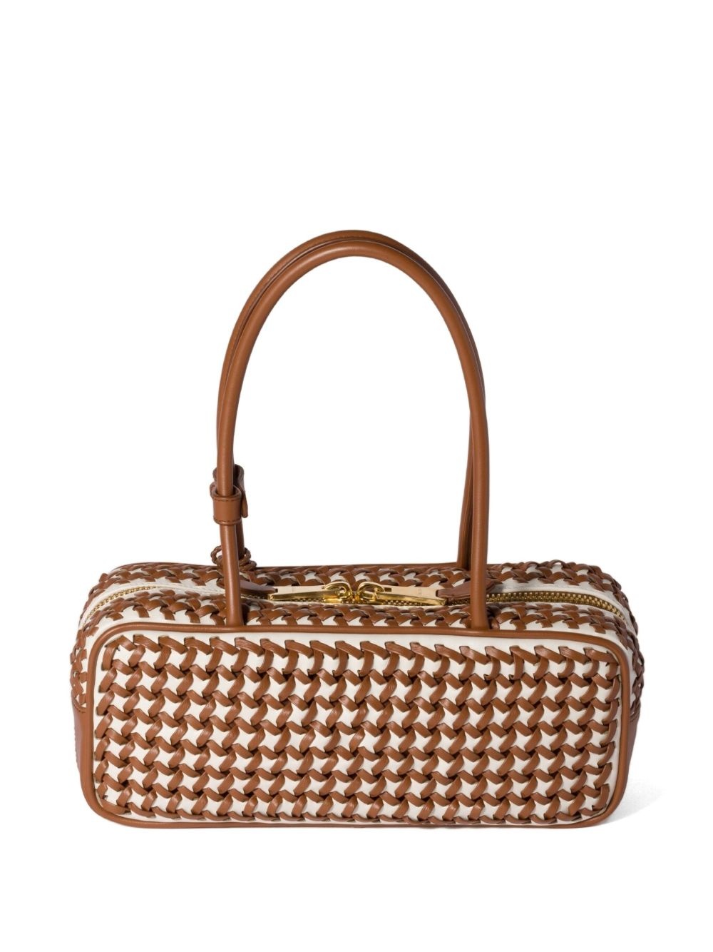 Beau woven leather tote bag - 2