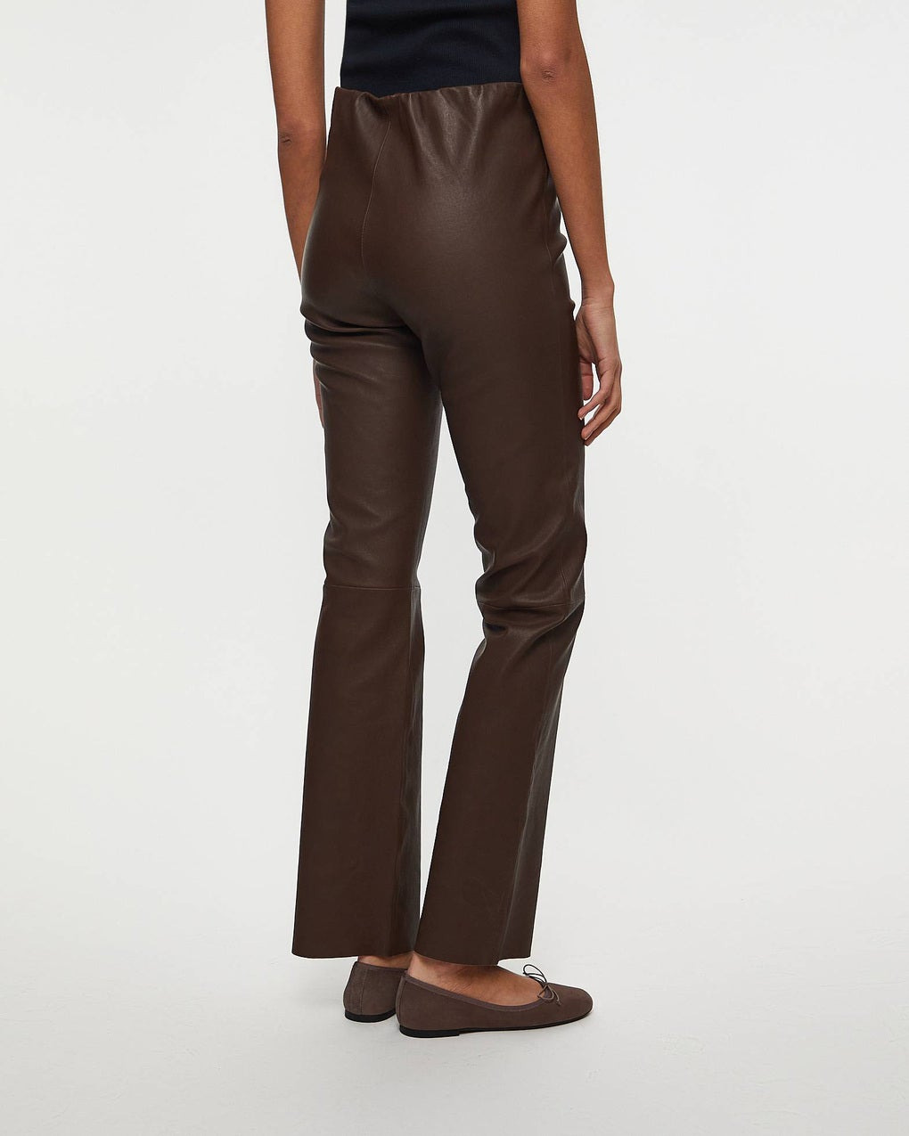 Trousers Florentina Leather Brown - 4