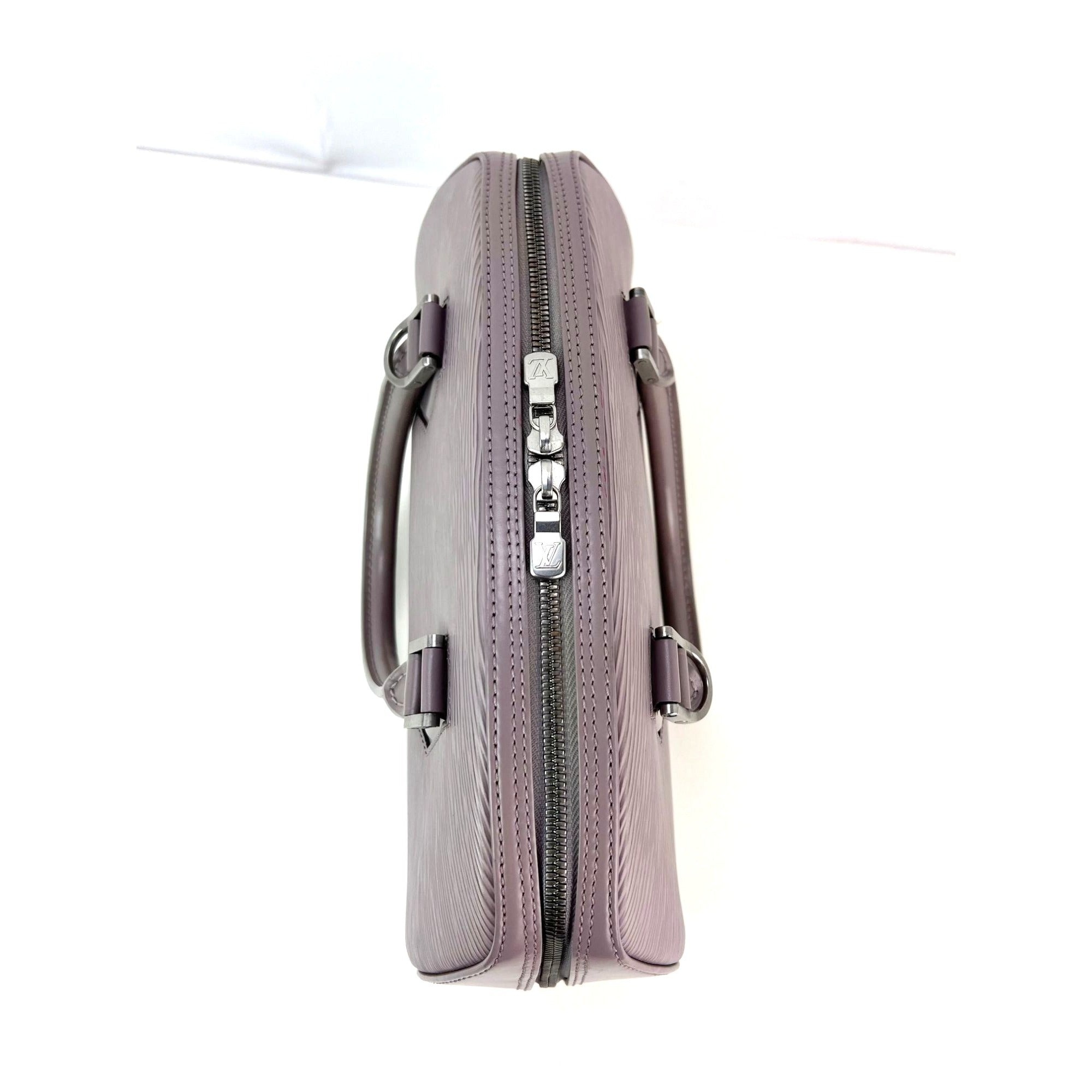 LOUIS VUITTON Epi Jasmin Grey Leather Hand Bag - 11