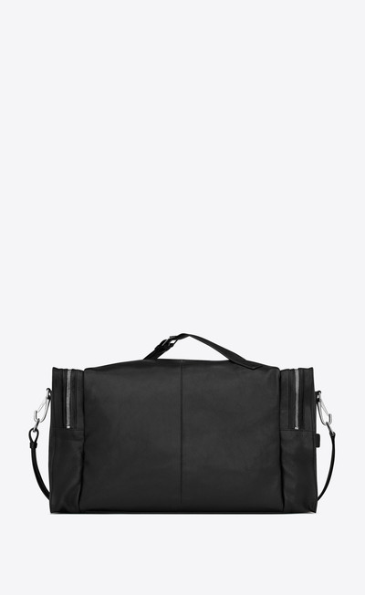SAINT LAURENT square duffle bag in smooth leather outlook