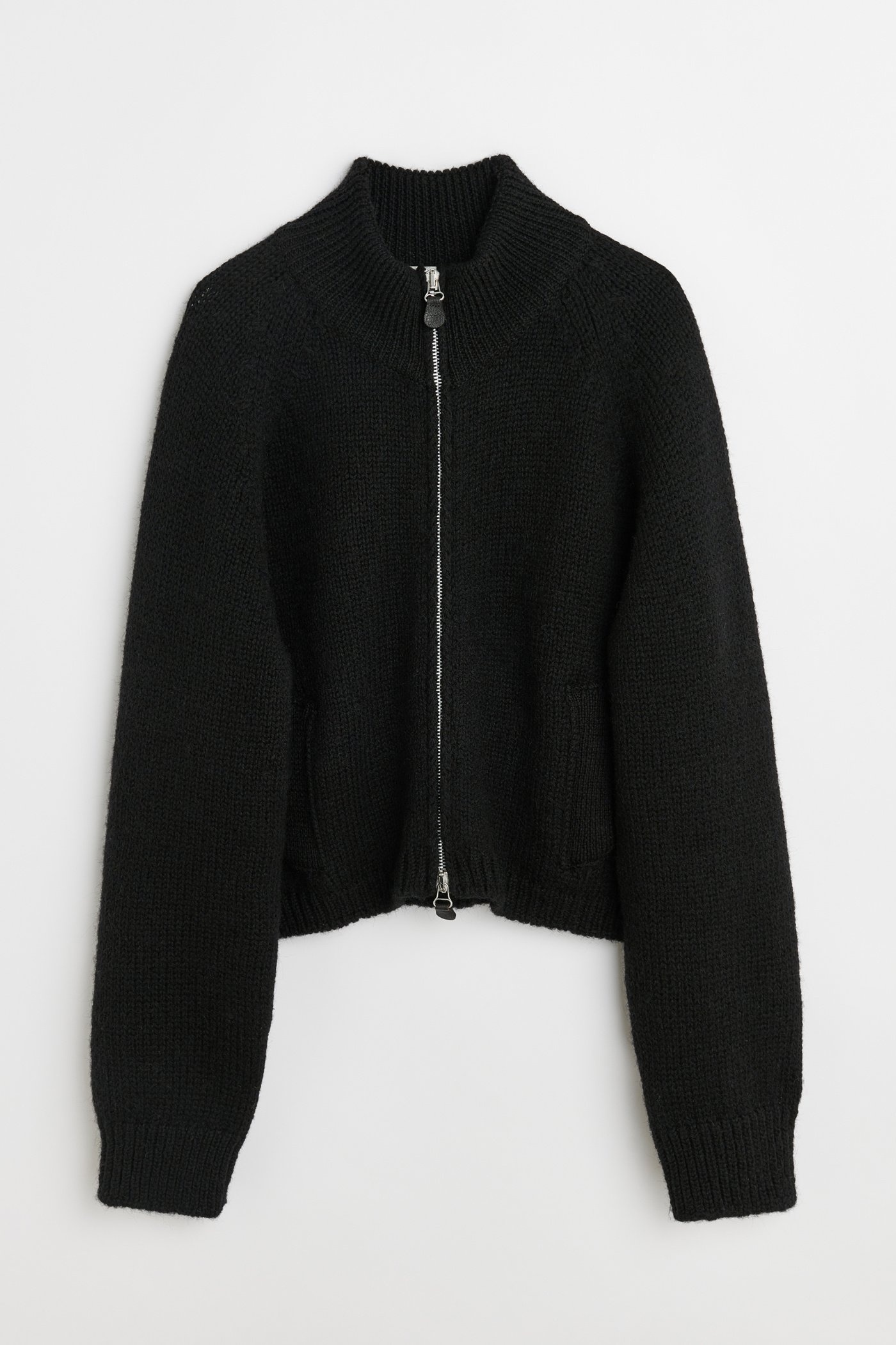 Ultra Zip Funnel Jet Black Isels Wool - 8