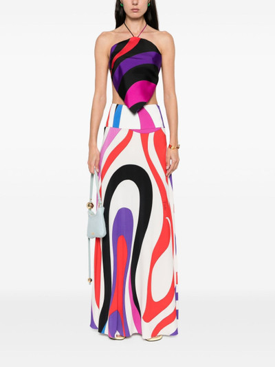 PUCCI Marmo-print long skirt outlook