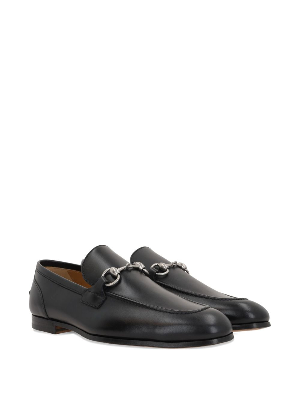 horsebit-embellished leather loafers - 2