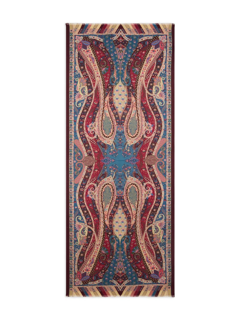 paisley-print scarf 1
