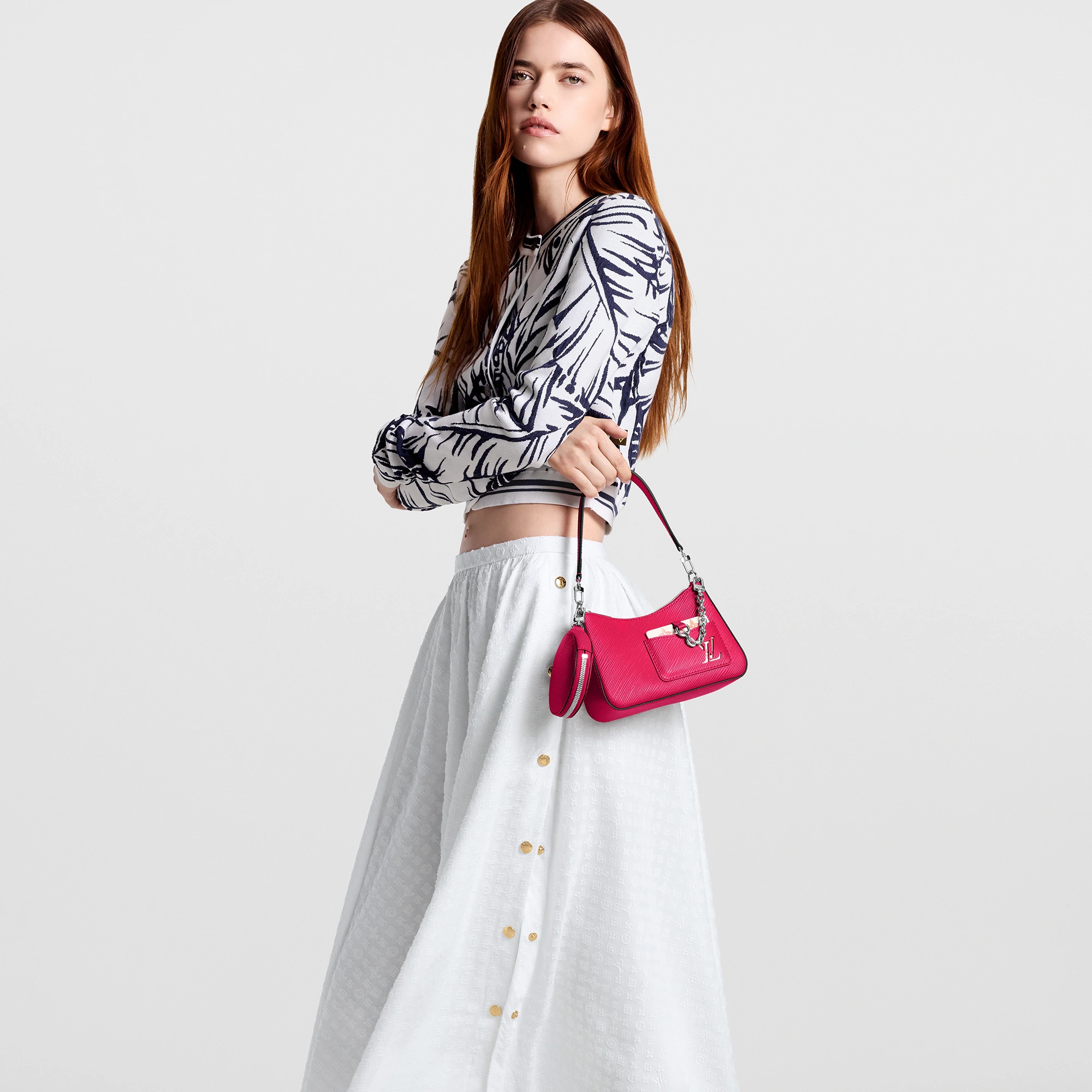 Monogram Fil Coupé Midi Skirt - 5