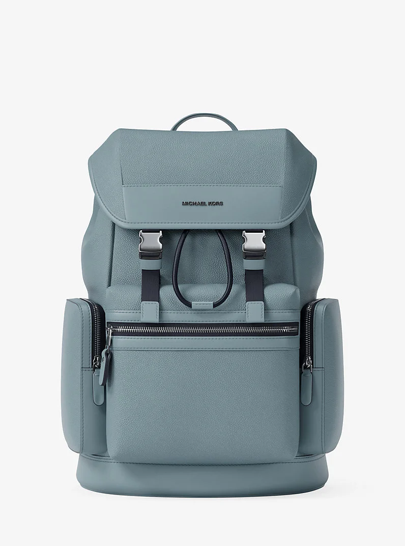 Jet Set Pebbled Leather Backpack - 1