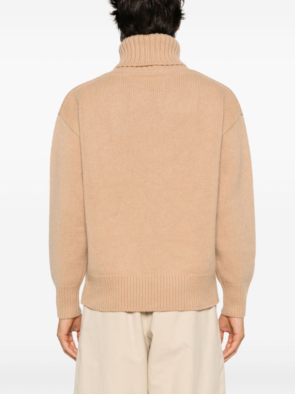 roll-neck cashmere jumper - 9