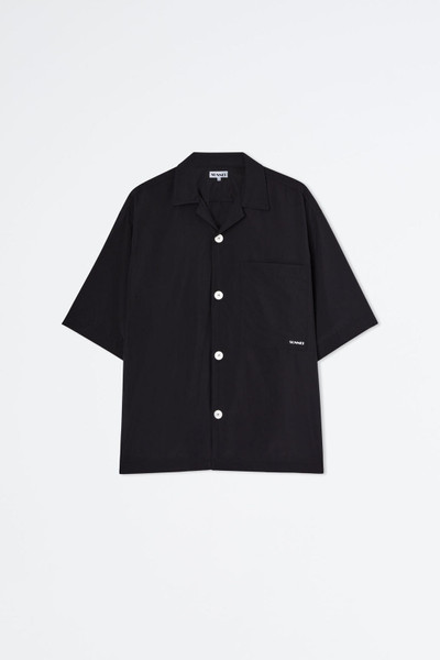 SUNNEI SHORTSLEEVED BLACK NYLON SHIRT outlook