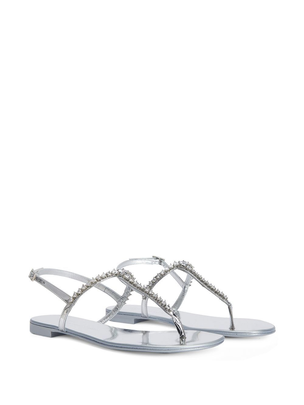 Minnah crystal-embellished sandals - 2