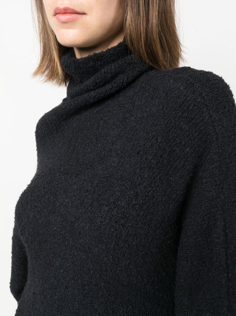 Fuzzy Boucle asymmetric sweater - 5