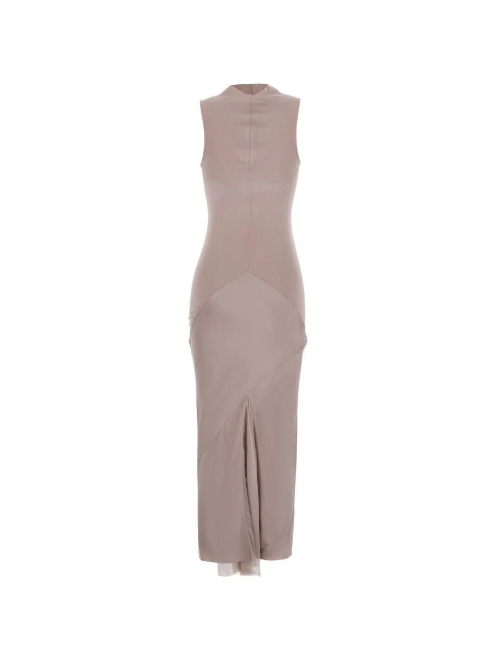 Tower Sliced panelled sleeveless fitted midi dress - 1