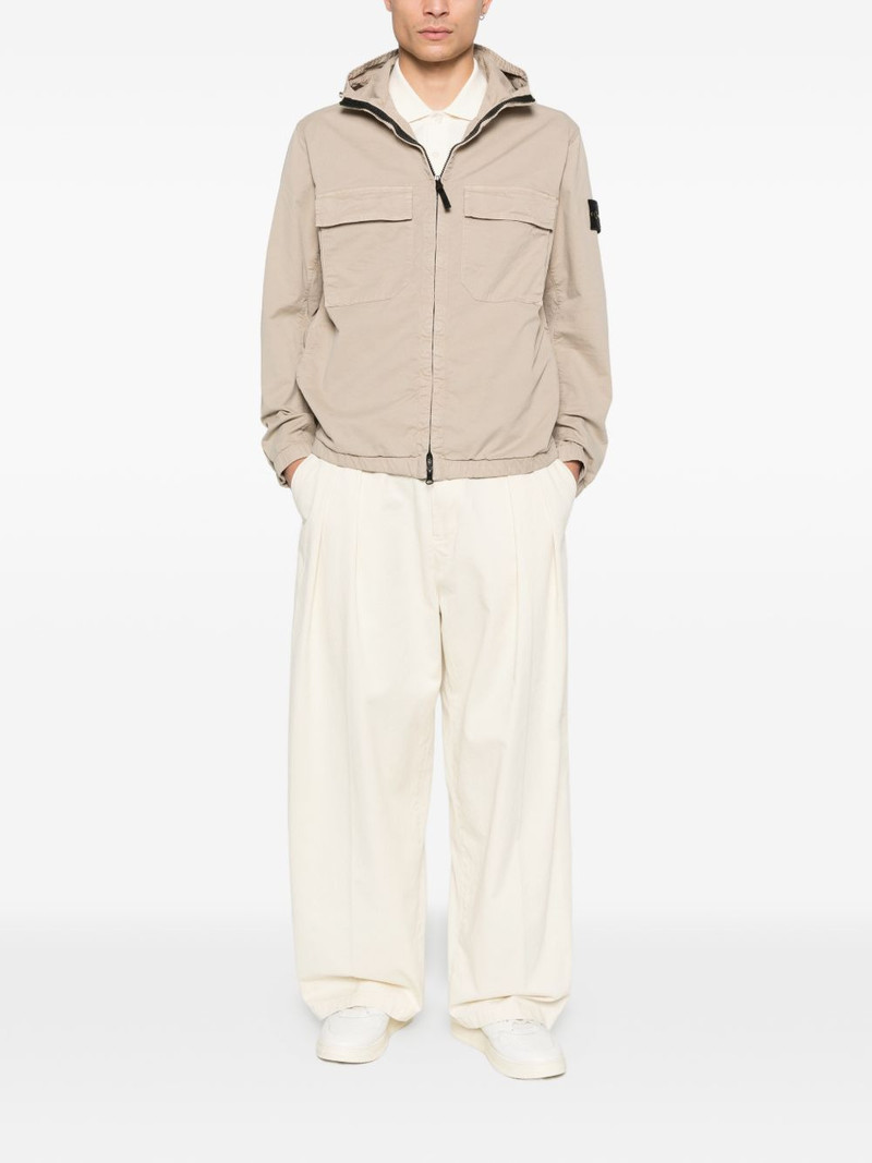 Stone Island hooded pocket jacket outlook