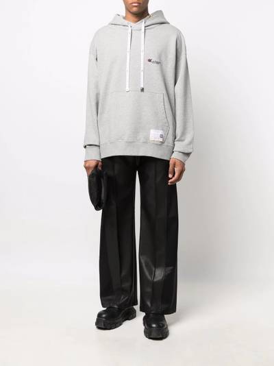 Maison MIHARAYASUHIRO logo-print drawstring hoodie outlook