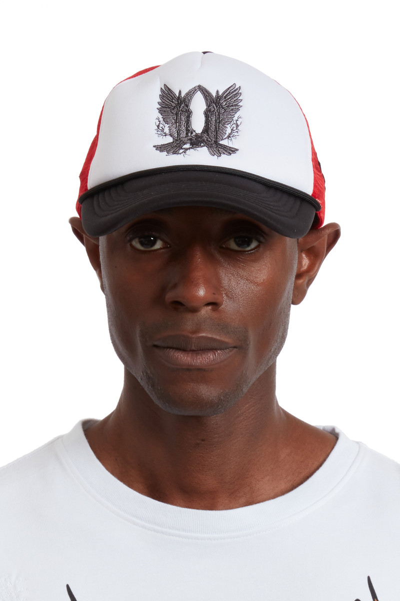 BAROQUE TRUCKER HAT CRIMSON 4