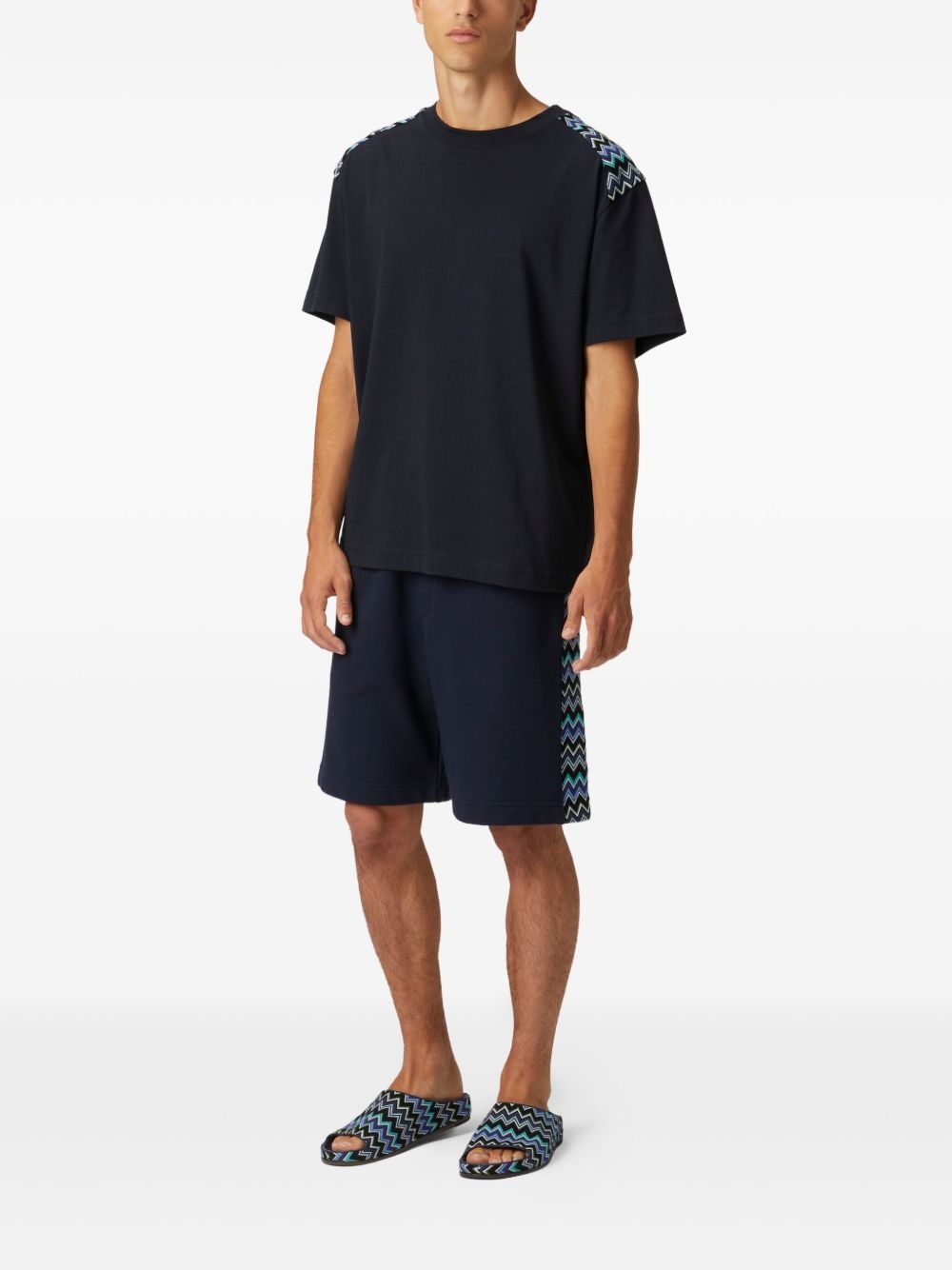 Zigzag-pattern shorts - 2