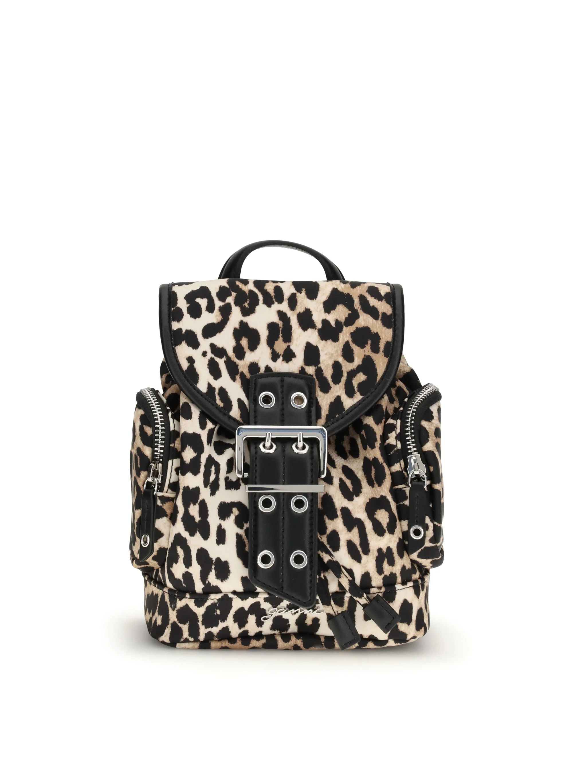 Ganni Women Animalier Print Nano Backpack - 1