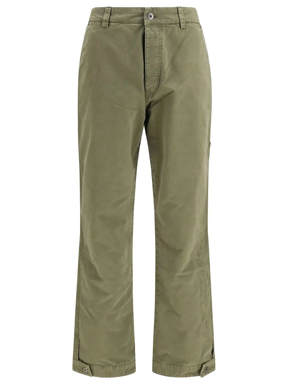 Straight-leg cotton racing staff trousers - 1