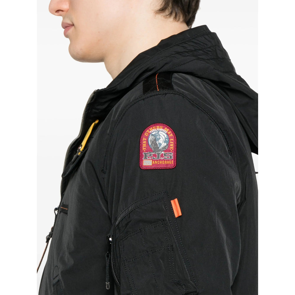 Parajumpers Black Jackets - Hooded Jackets Men - 5