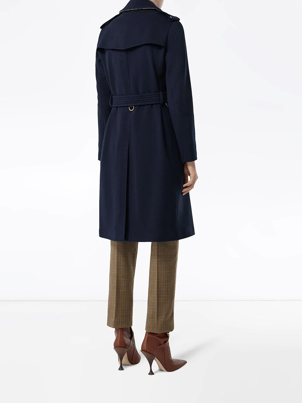 belted trench coat - 4