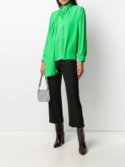 MSGM tie collar blouse outlook