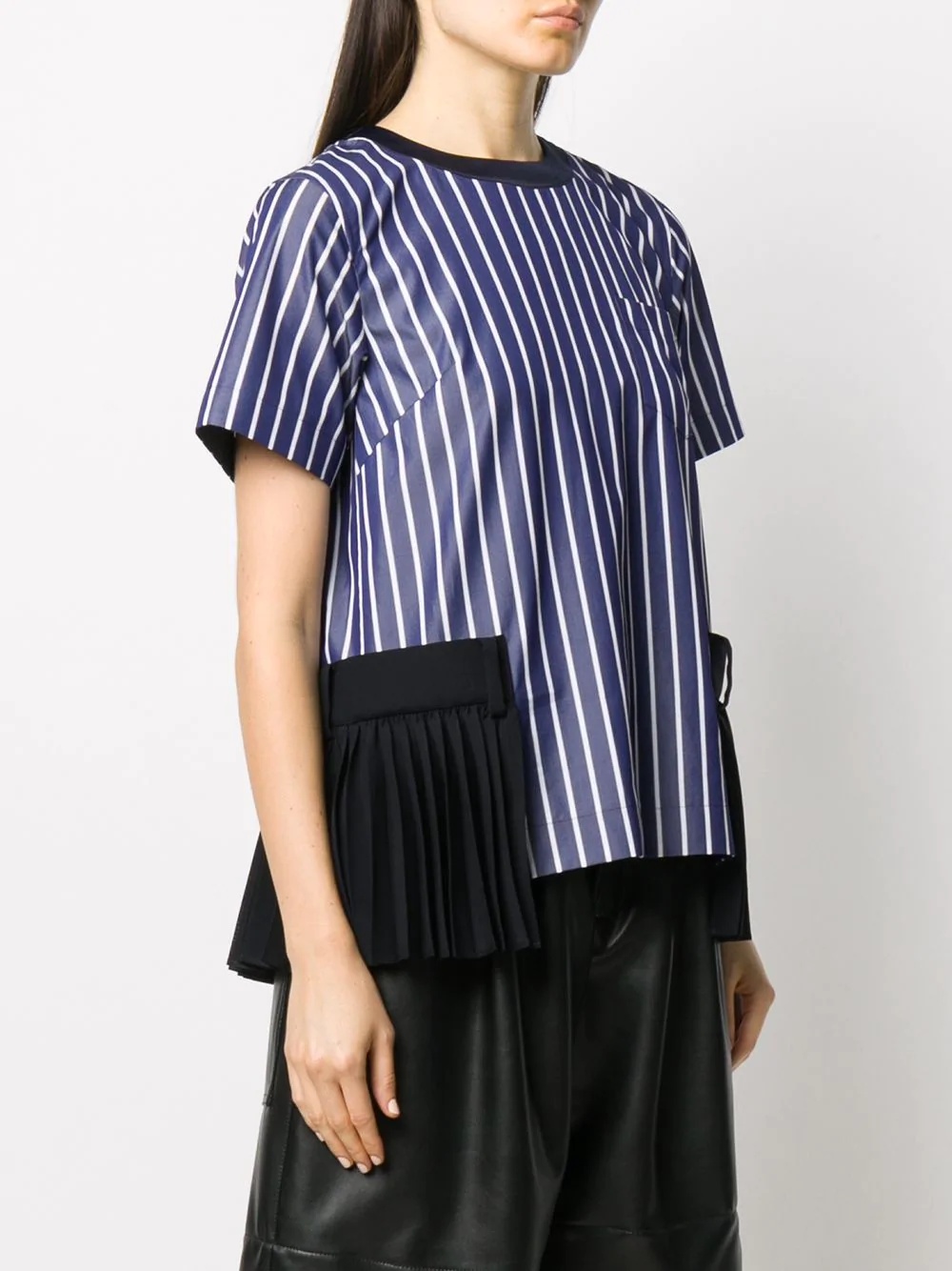 striped print T-shirt - 3