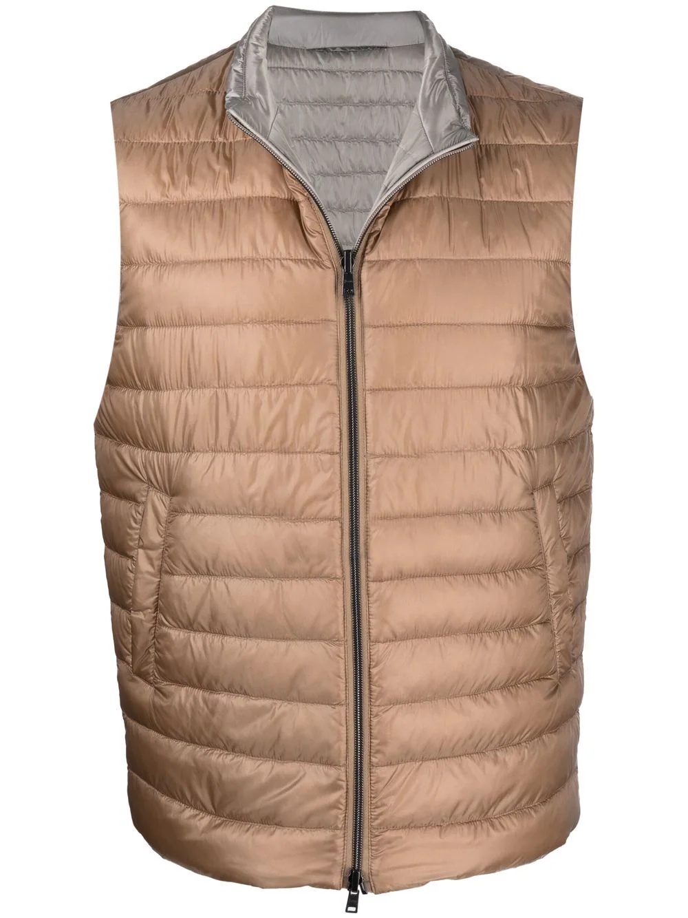 reversible padded gilet - 1