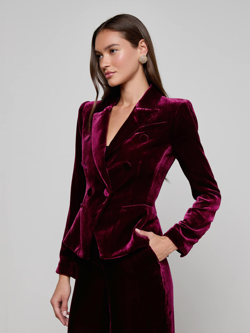Marie Velvet Blazer 3