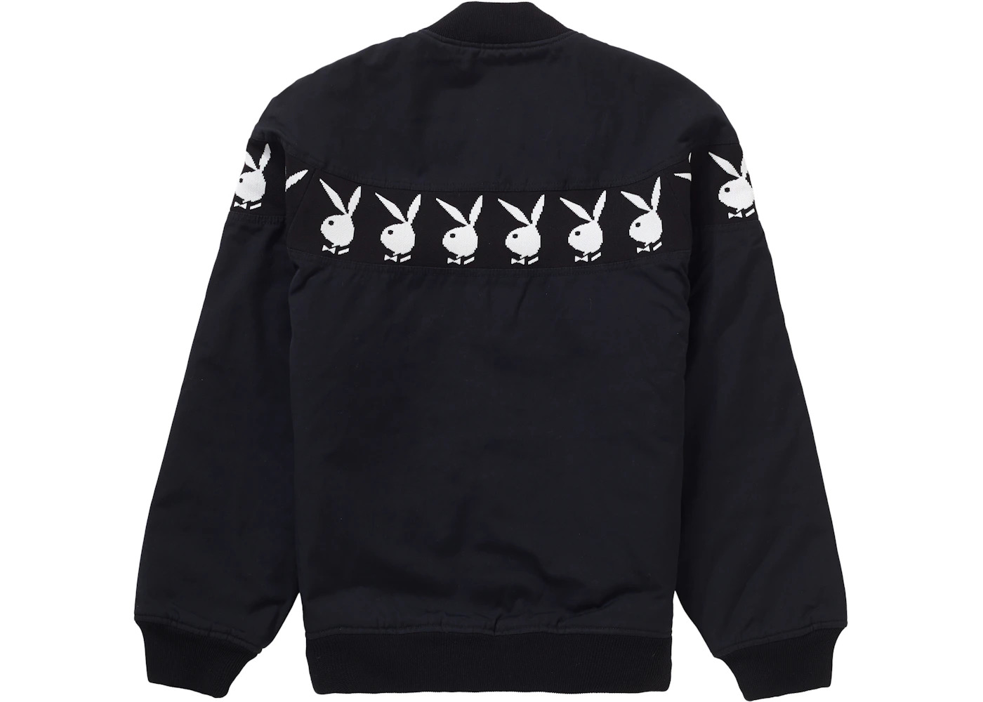 Supreme Playboy Crew Jacket Black - 3