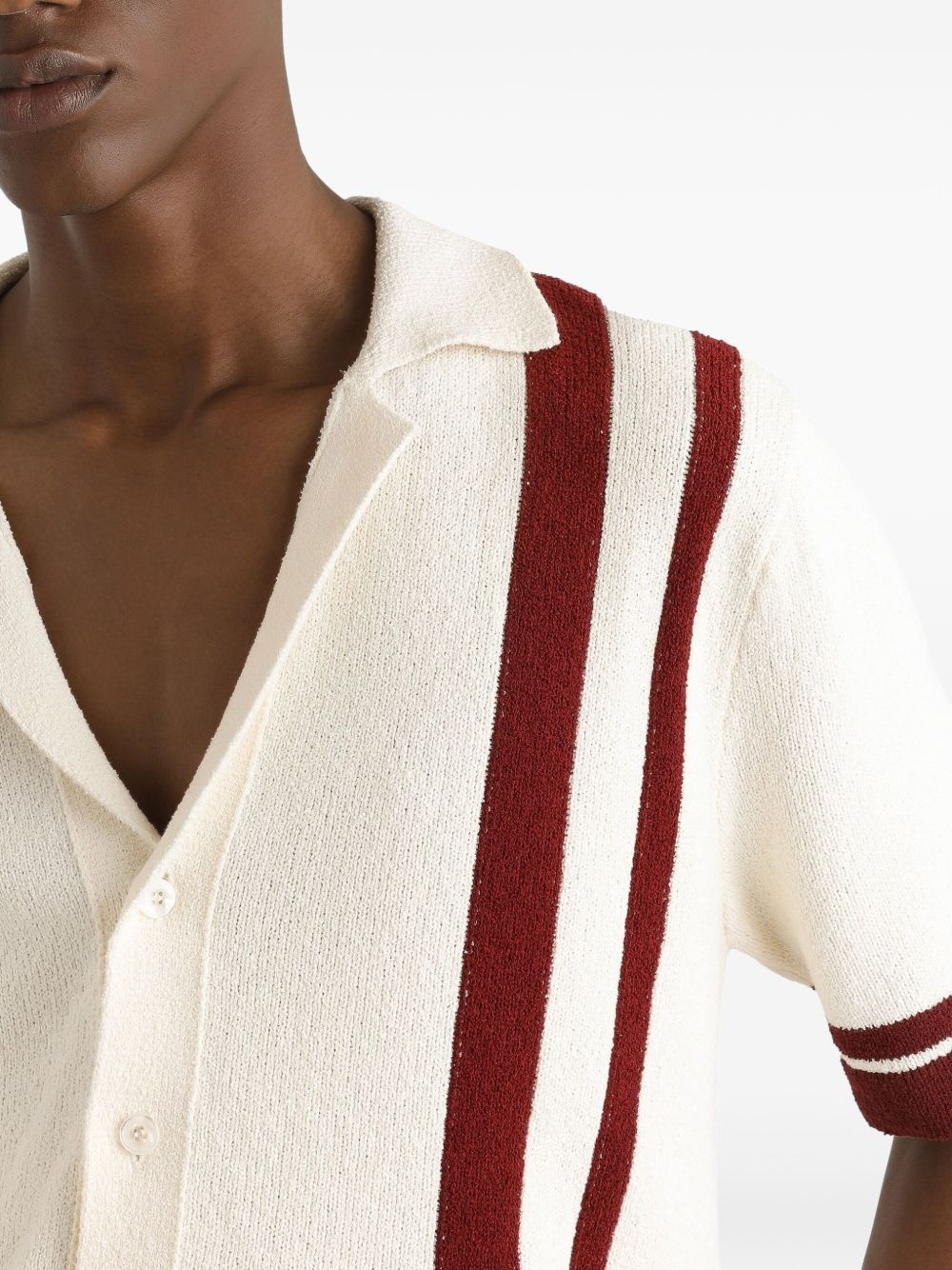 striped bowling shirt - 5