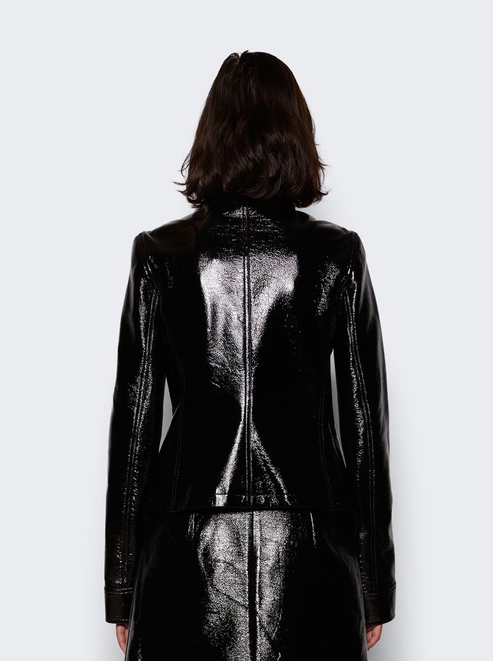 Motorcycle Vinyl Jacket Black - 5